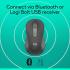 Logitech Signature M650 L Wireless Mouse, Wireless + BT Connection Silent Touch